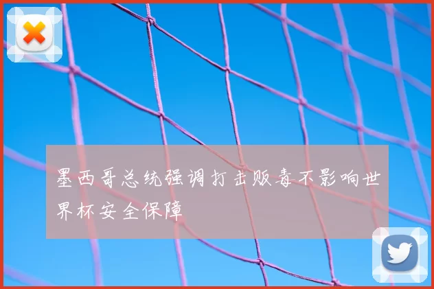 墨西哥总统强调打击贩毒不影响世界杯安全保障